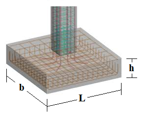 reinforced concrete footing 